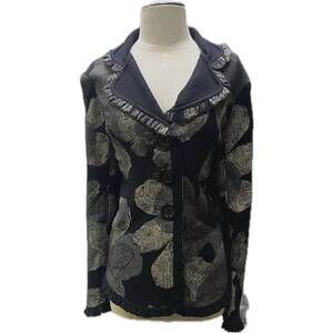 NEW AN REN floral jacket in 7223oliv